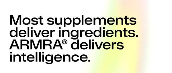 Most supplements deliver ingredients. ARMRAP® delivers intelligence.