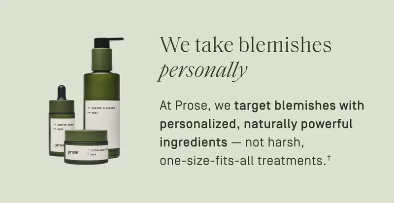 We take blemishes personally