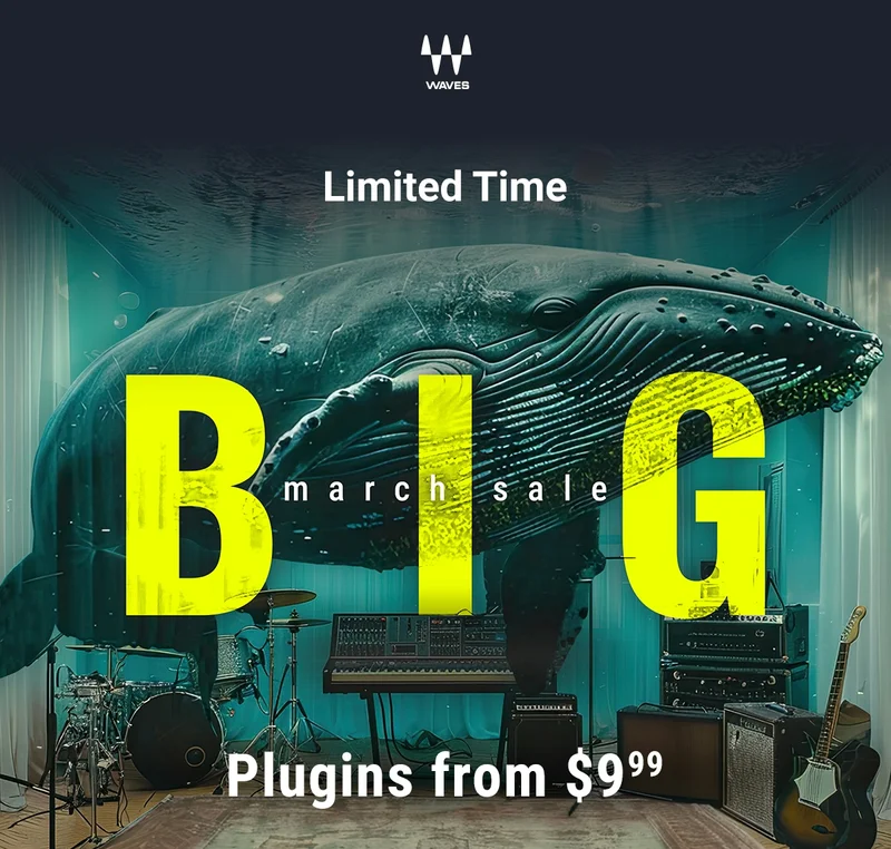 The BIG March Sale is here - Plugins from $9.99