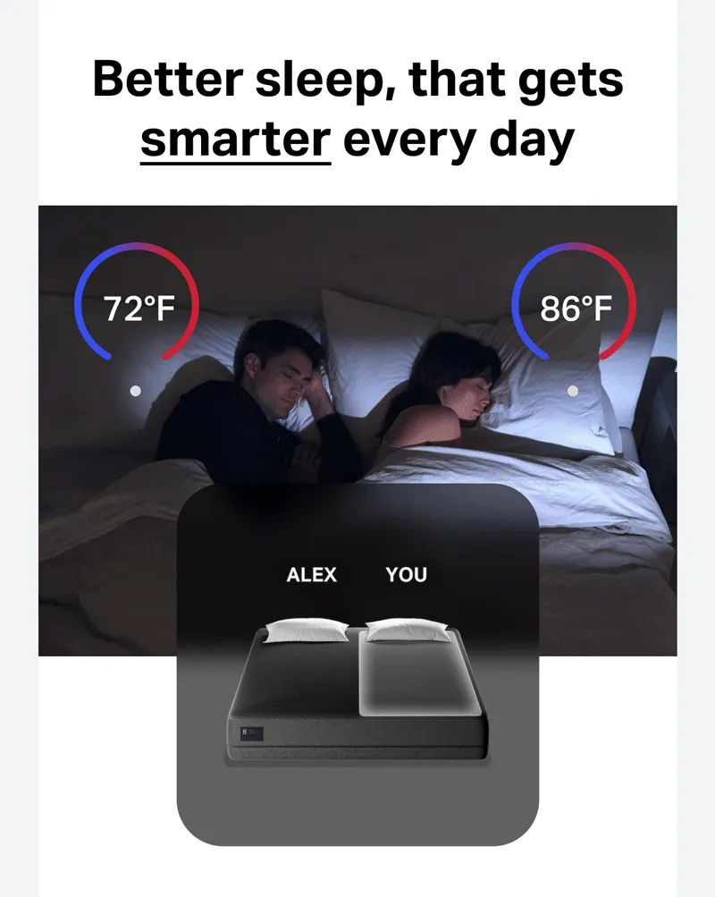 Better sleep, that gets better, healthier, greater every day.