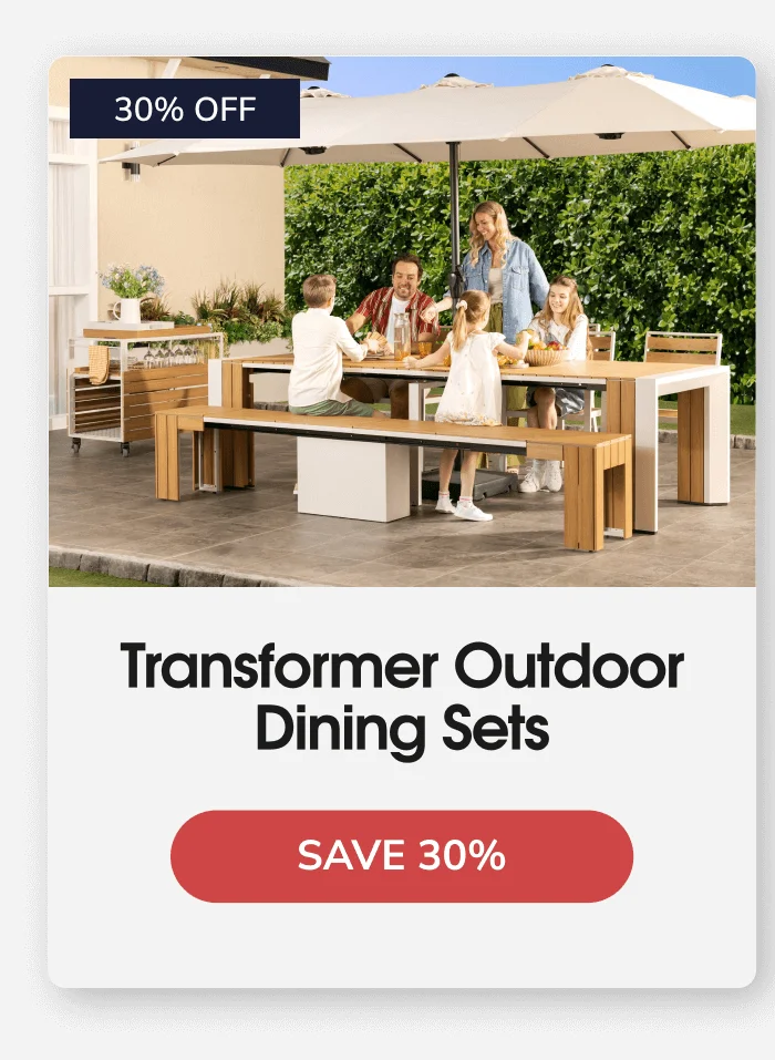 Transformer Outdoor Dining sets
