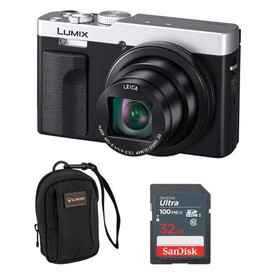 Panasonic LUMIX ZS99 Digital Camera Point and Shoot Pocket-sized Camera Silver
