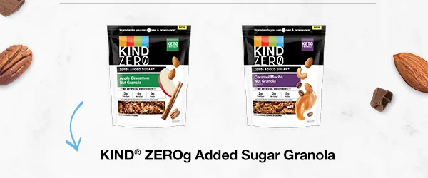KIND® ZEROg Added Sugar Granola