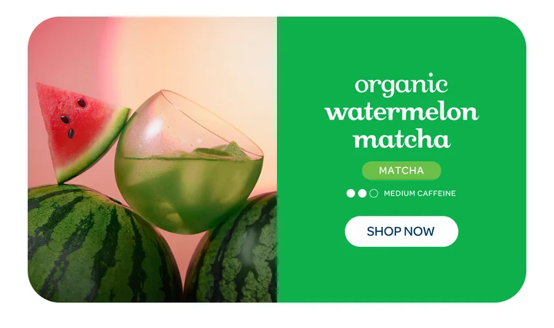 Organic Watermelon Matcha - Shop now