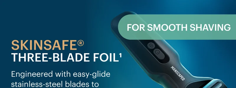 Skinsafe® Three-Blade Foil1