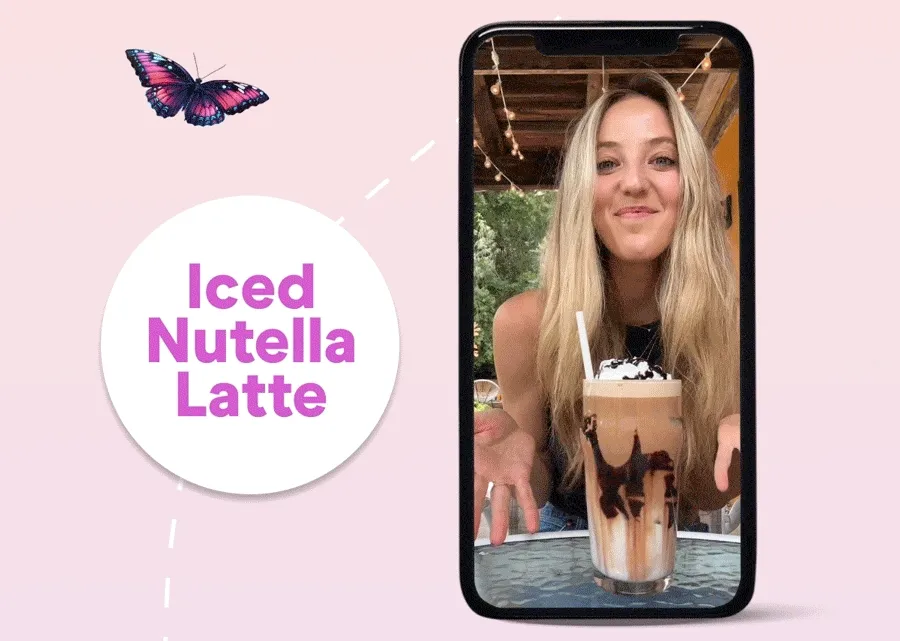 Iced Nutella Latte