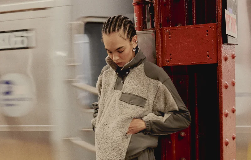 Recycled Fleece Cropped Anorak