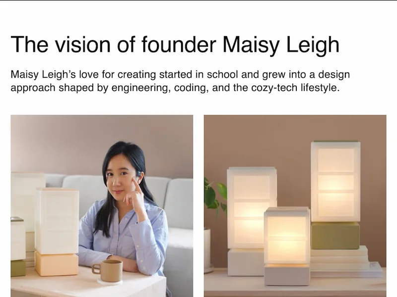 The vision of founder Maisy Leigh