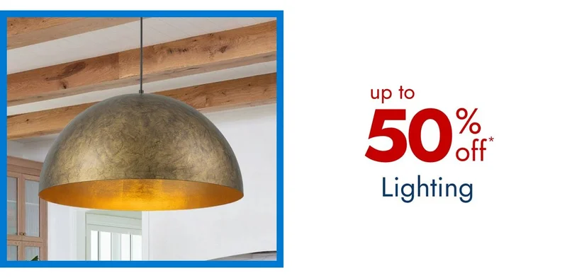 Save on Lighting - Up to 60% Off