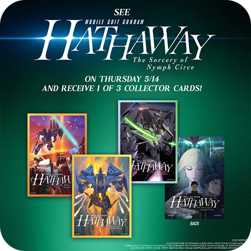 MOBILE SUIT GUNDAM HATHAWAY GIFT WITH PURCHASE