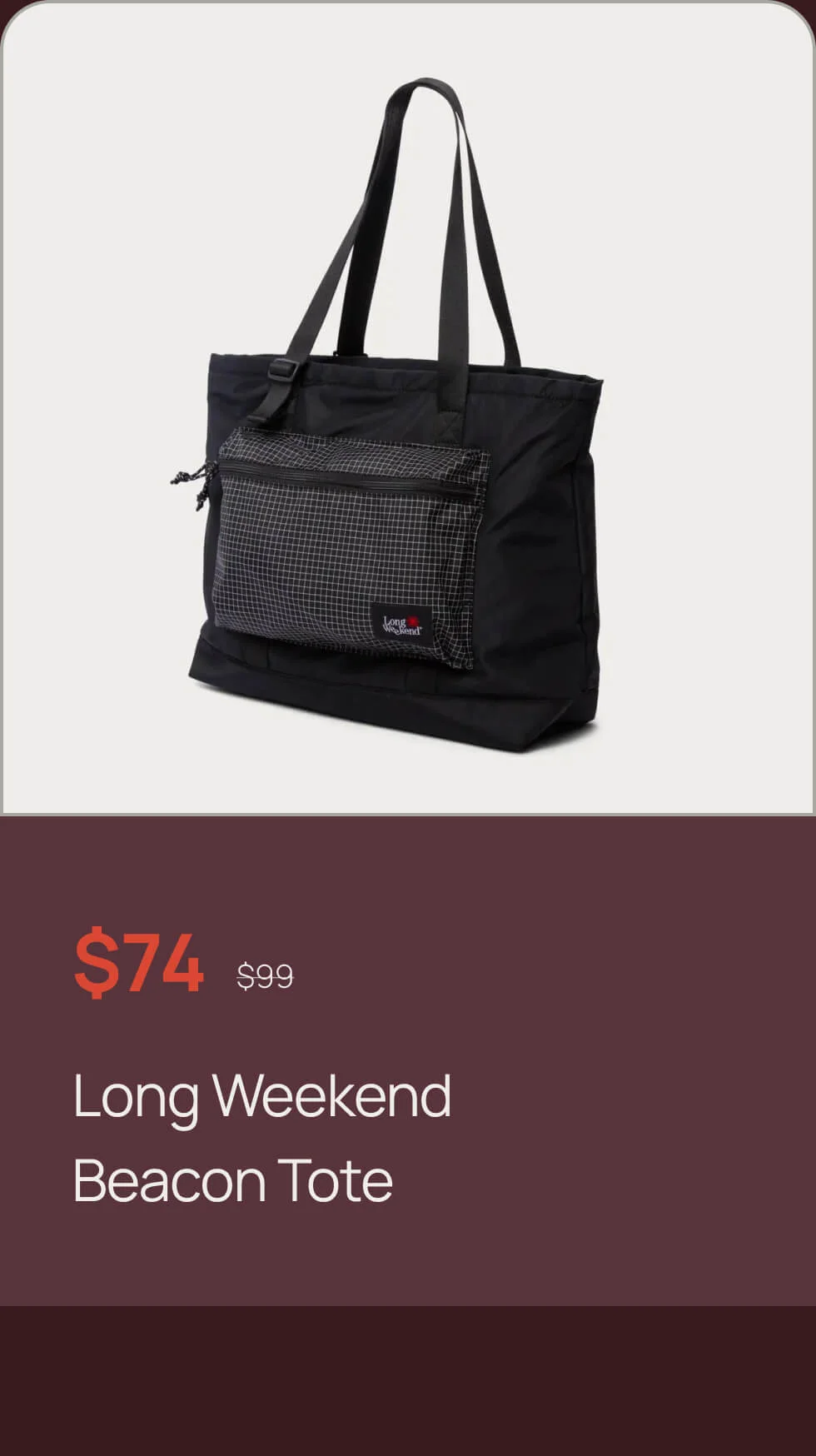 Long Weekend Beacon Tote