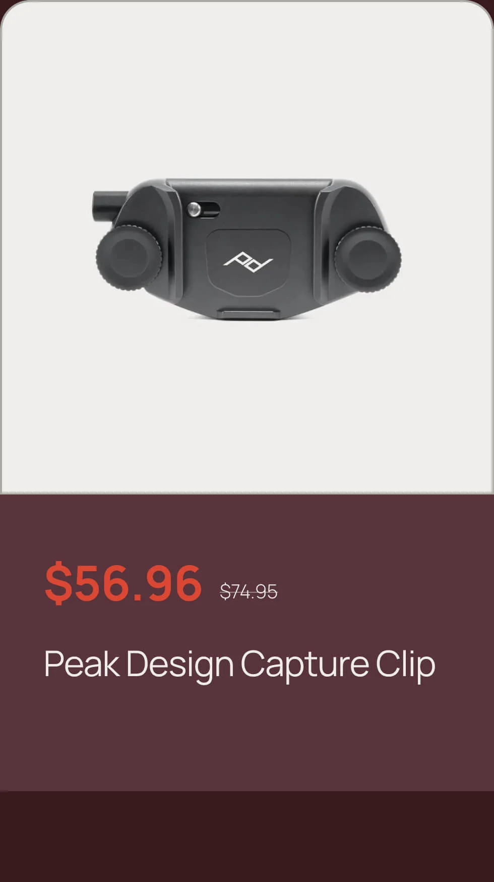 Peak Design Capture Clip