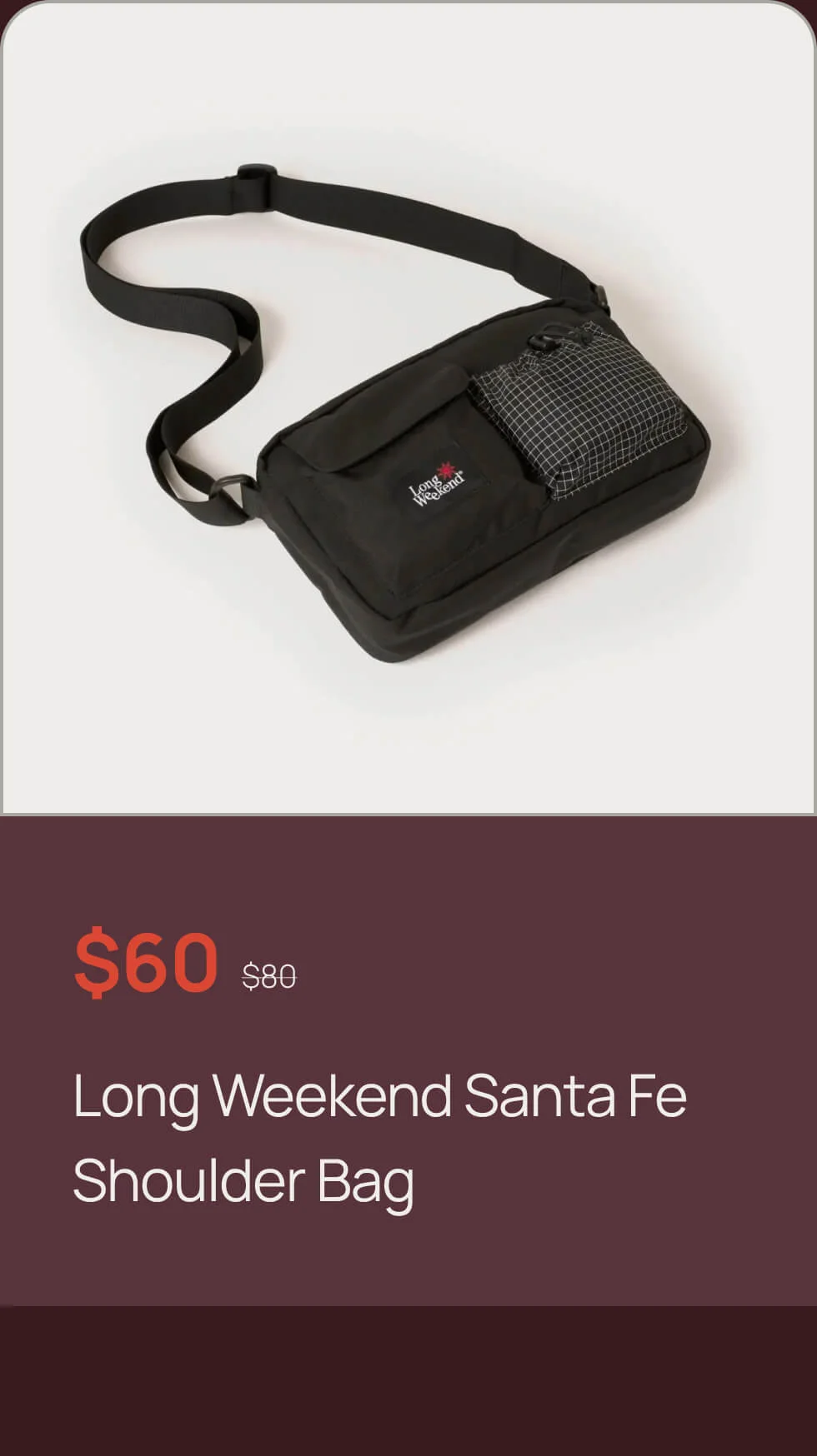 Long Weekend Santa Fe Shoulder Bag