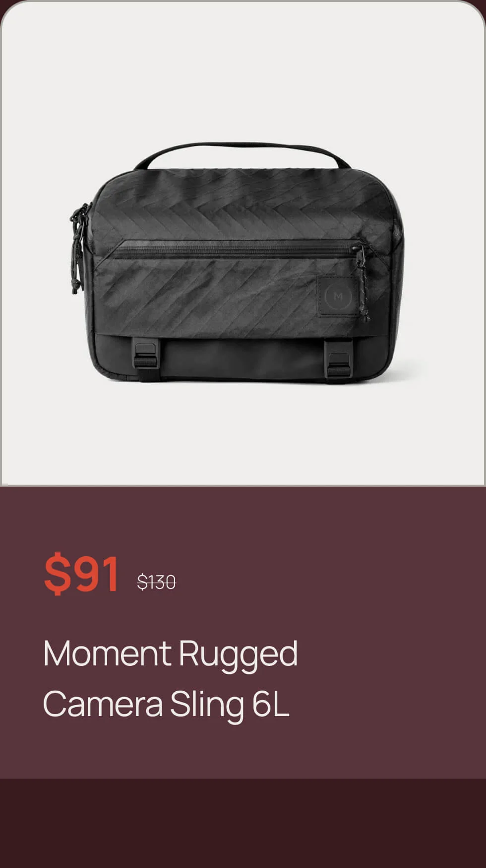 Moment Rugged Camera Sling 6L