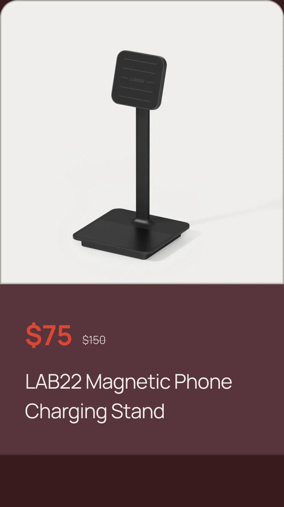 LAB22 Magnetic Phone Charging Stand
