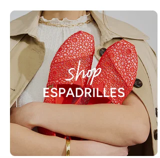 Shop Espadrilles - Button
