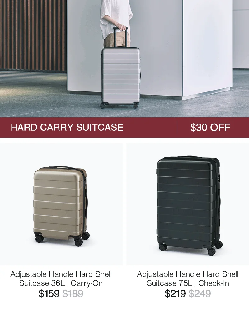 Shop Hard Carry Suitcase $30 OFF