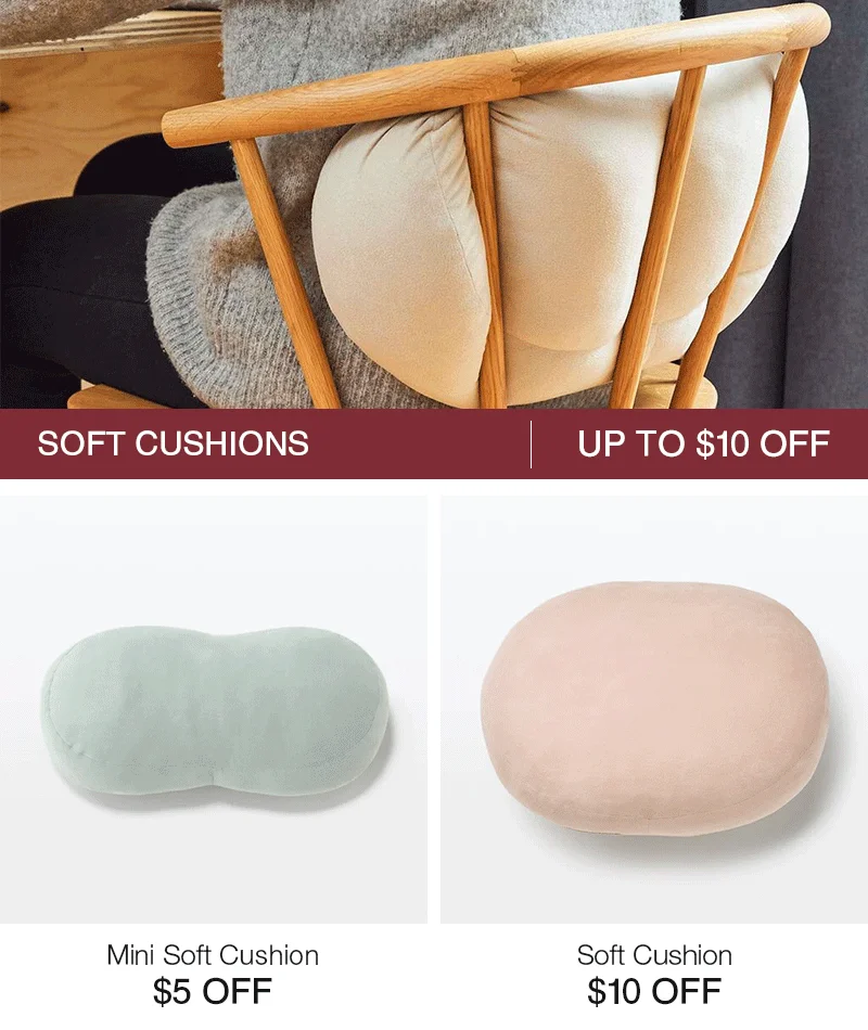Shop Soft Cushions Up to $10 OFF