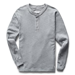 Slub Long Sleeve Henley