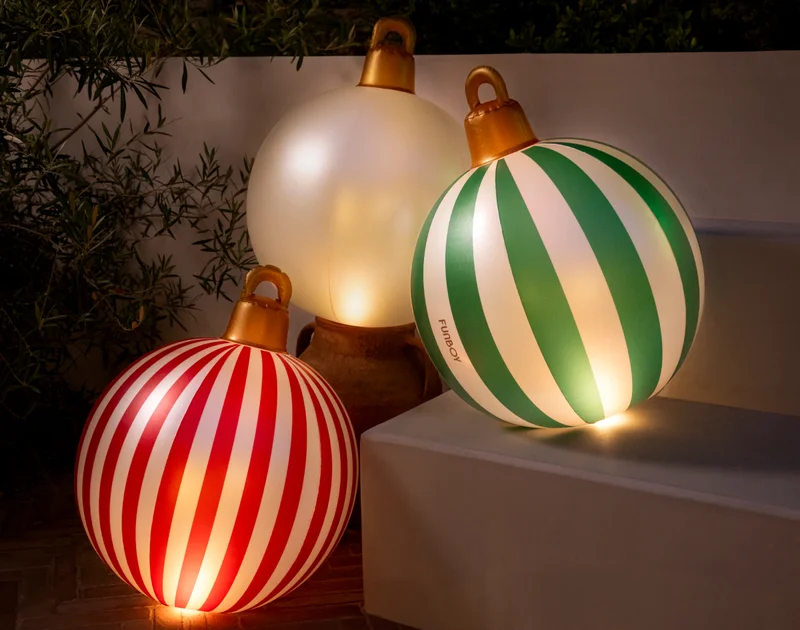 Light Up Christmas Ornament Holiday Balls