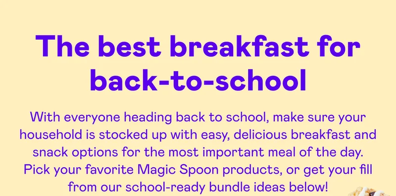 The best breakfast for back-to-school