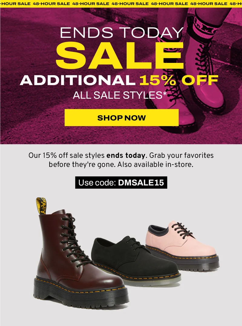 Get 15% off sale