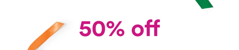 50% off