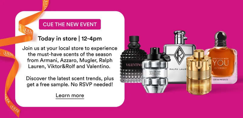 Cue the New Event | Discover the latest scent trends, plus get a free sample | No RSVP needed