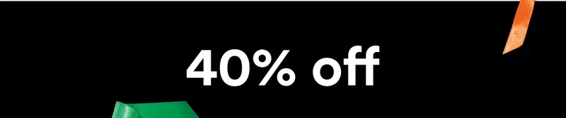 40% off