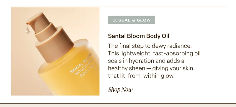 santal bloom body oil