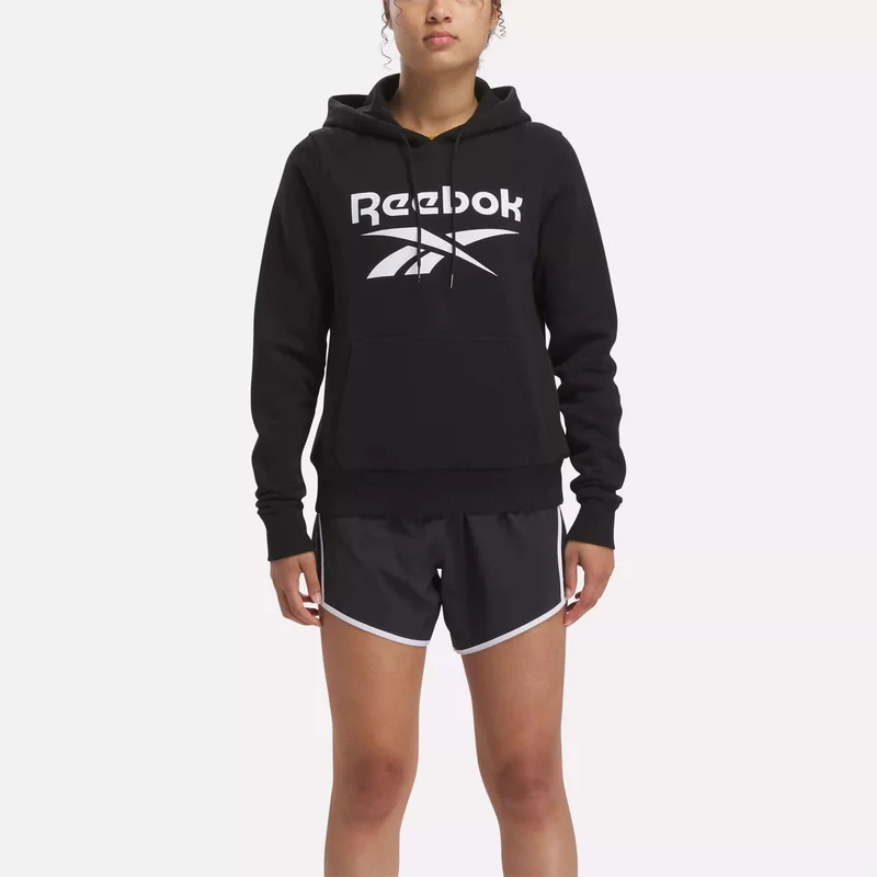 Image of Women's Reebok Identity Big Logo Fleece Hoodie