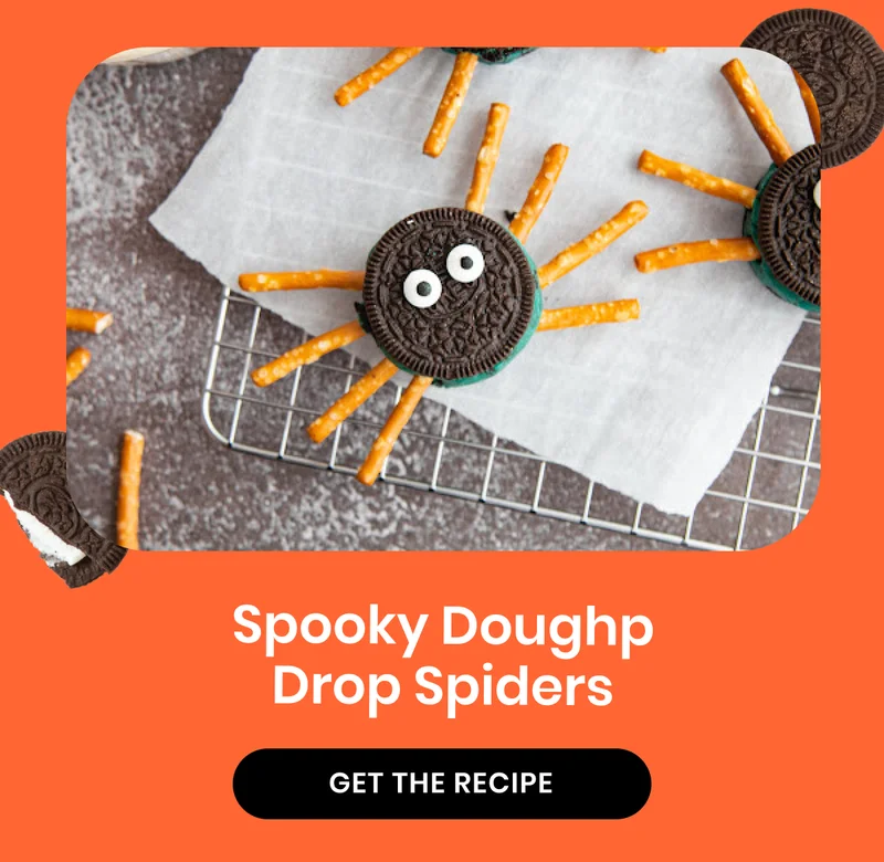 Spooky Doughp Drop Spiders