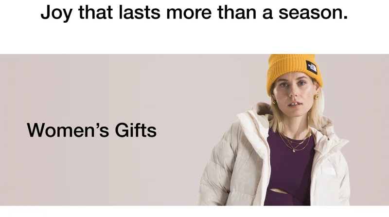 Joy that lasts more than a season. Women's Gifts