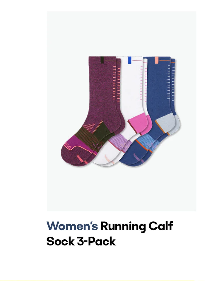 Women's Running Calf Sock 3-Pack