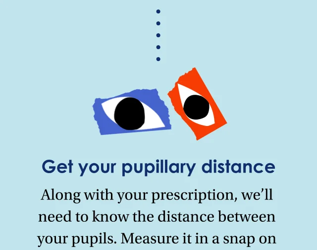 Get your pupillary distance