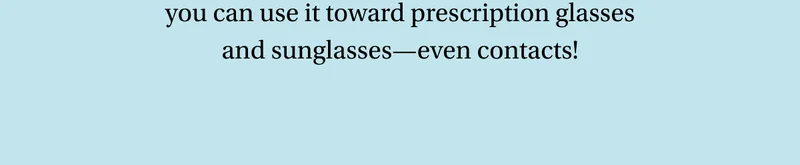 use it toward glasses, sunglasses, and contacts