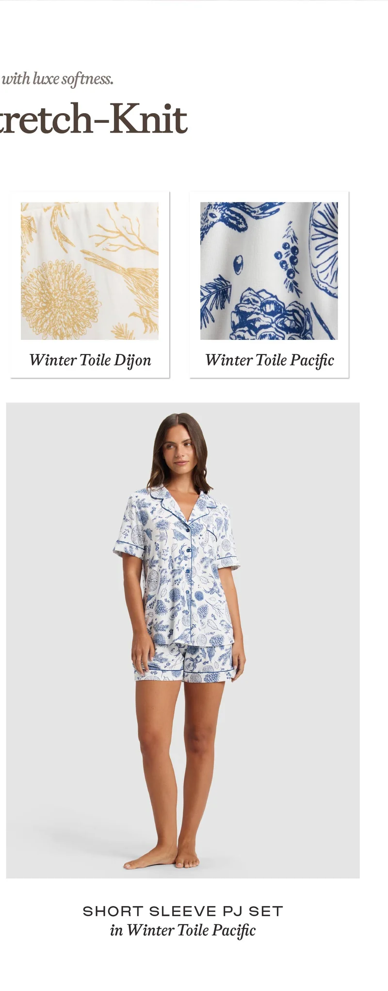 Shop Short Sleeve Pajama Set