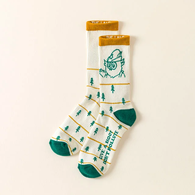 Give a Hoot Don’t Pollute Socks