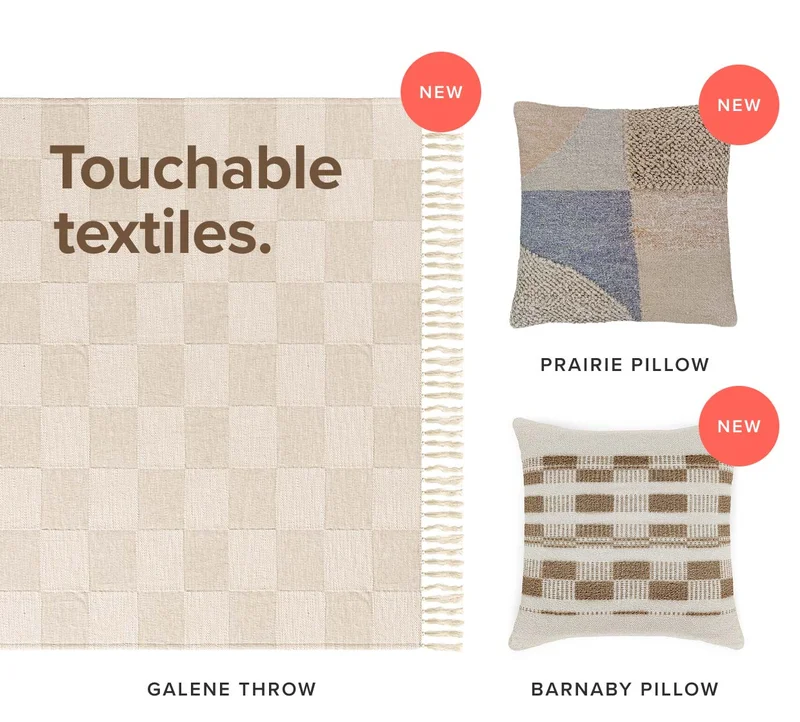 Touchable textiles.