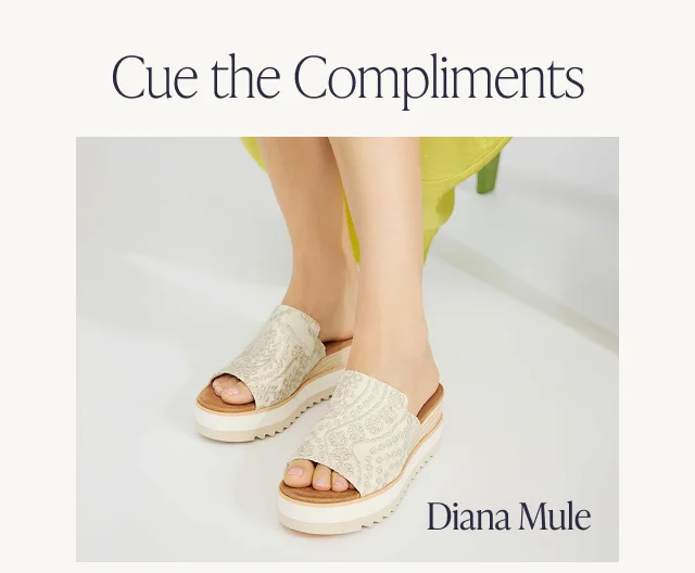 Diana Mule Wedge Sandal - Image