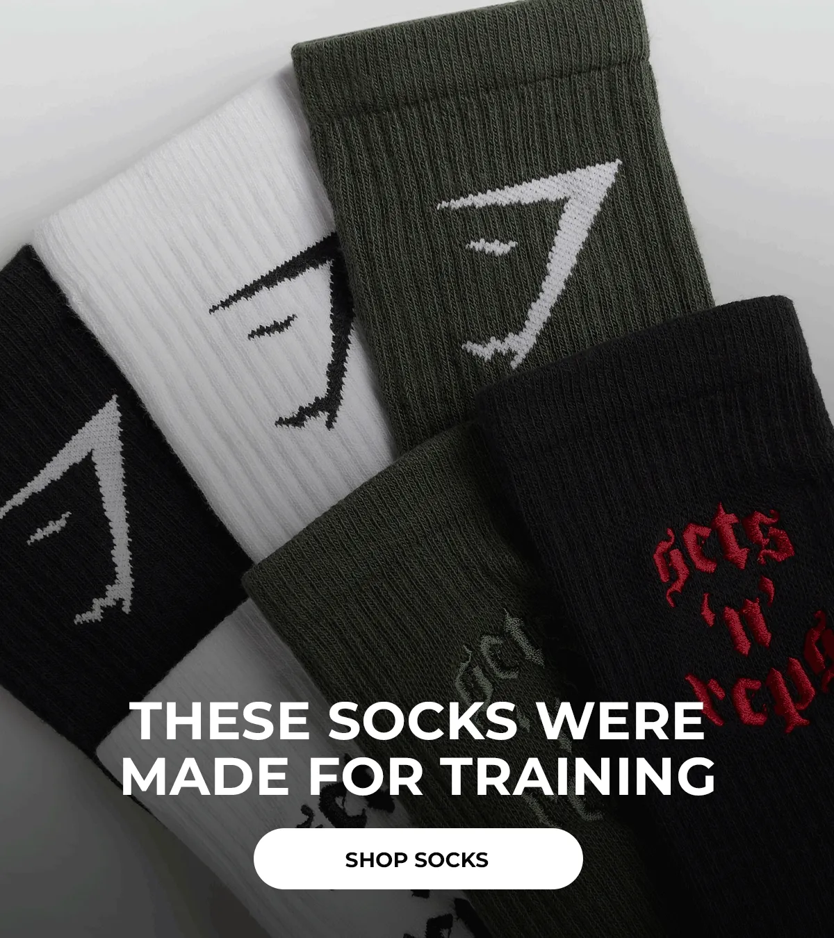 THESE SOCKS WERE MADE FOR TRAINING. SHOP SOCKS.