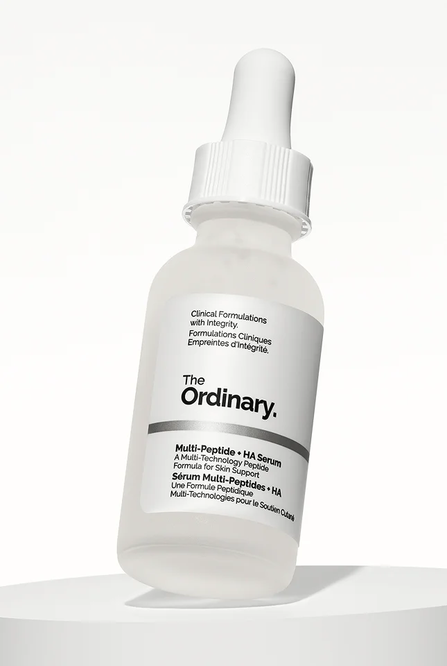 Alternative to Retinol: Multi-Peptide + HA Serum.