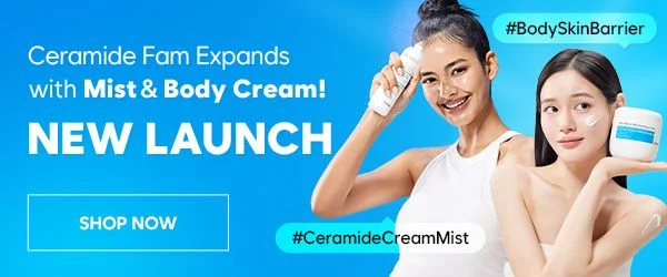 Ceramide fam expands with mist & body cream!