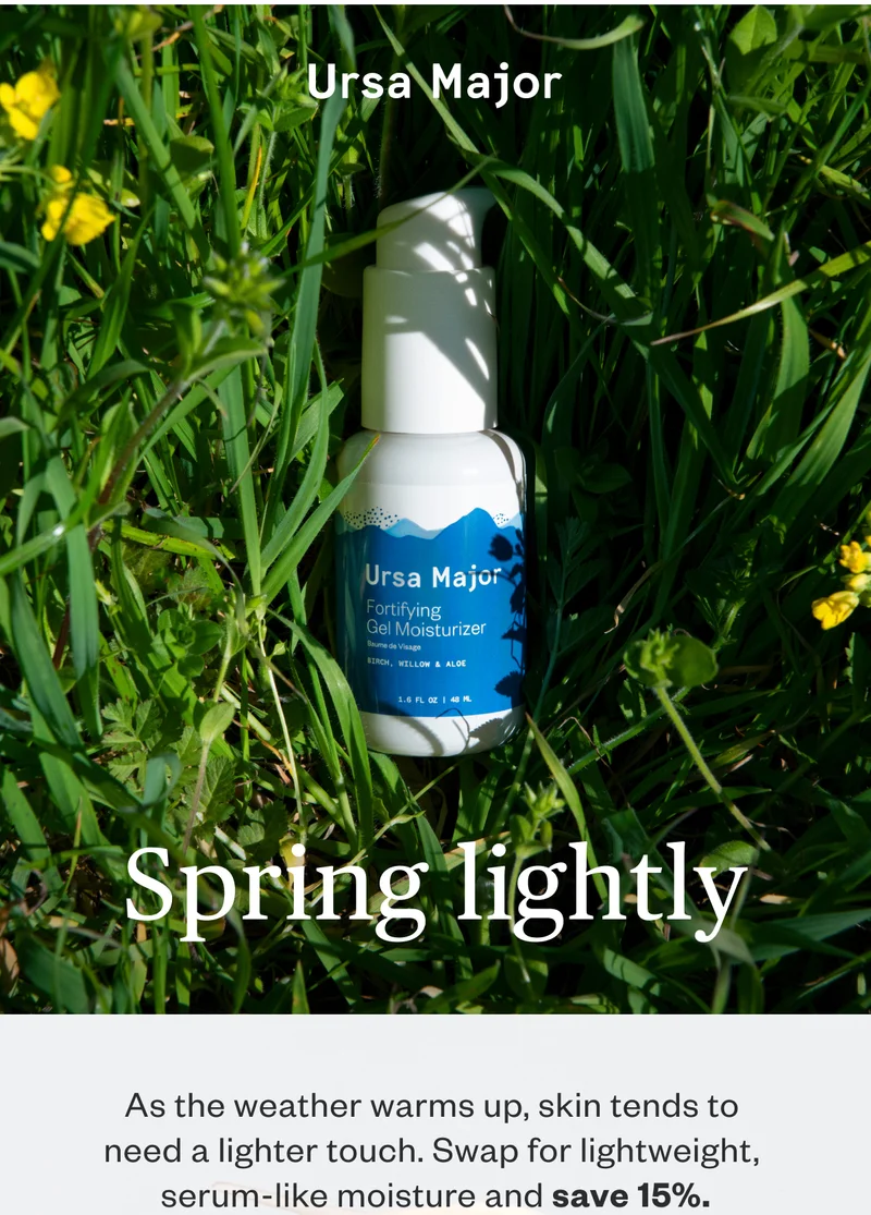 Spring lightly
