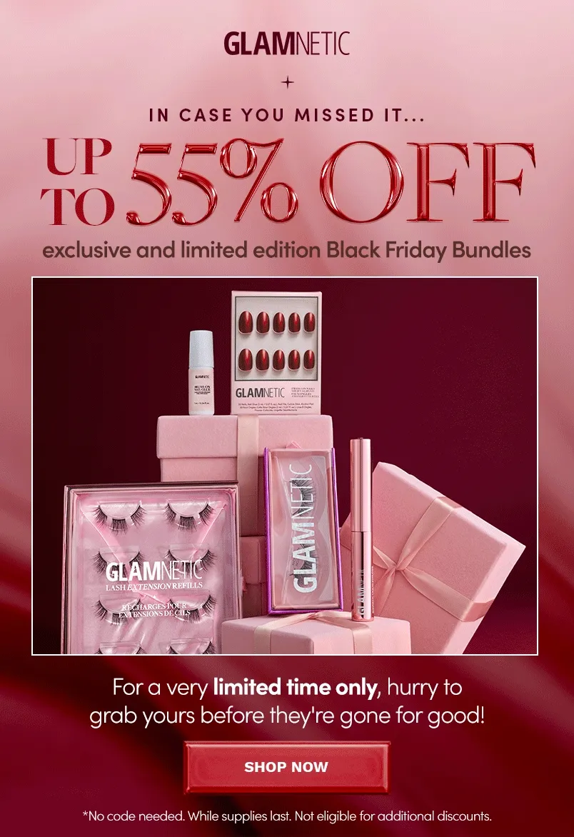 Don't miss up to 55% off Black Friday Bundles