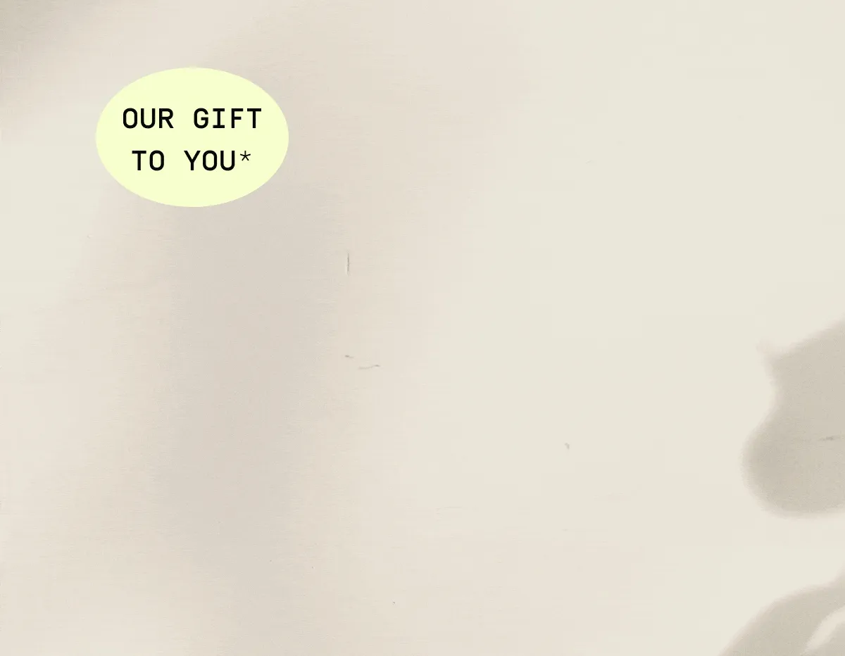 Our gift to you*