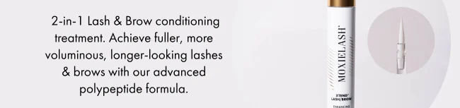 2-in-1 Lash & Brow conditioning treatment.