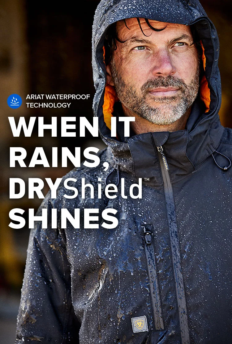 WHEN IT RAINS, DRYSHIELD SHINES