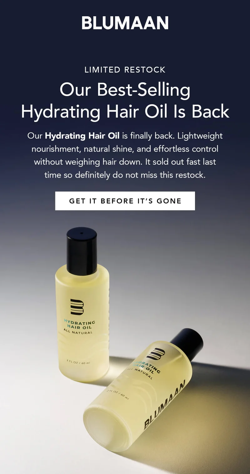 Our Best-Selling Hydrating Hair Oil Is Back