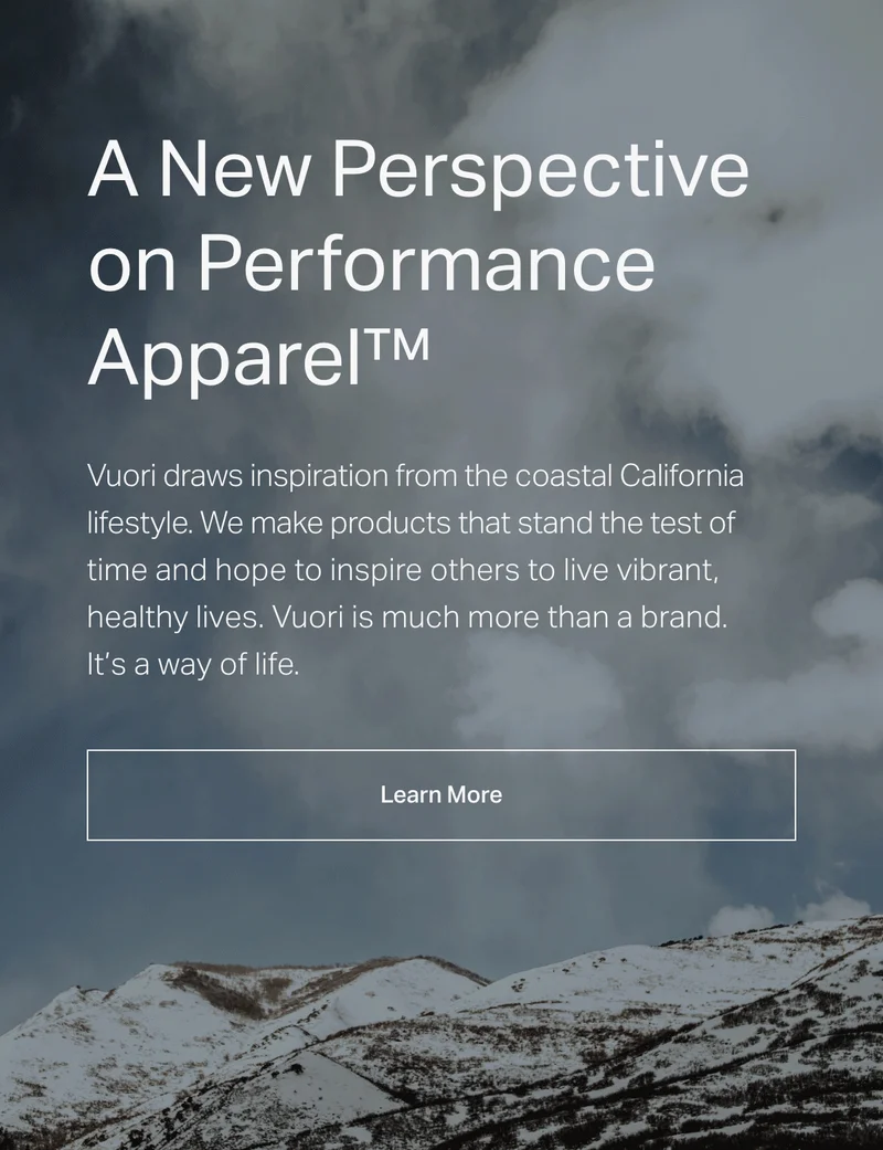 A New Perspective on Performance Apparel
